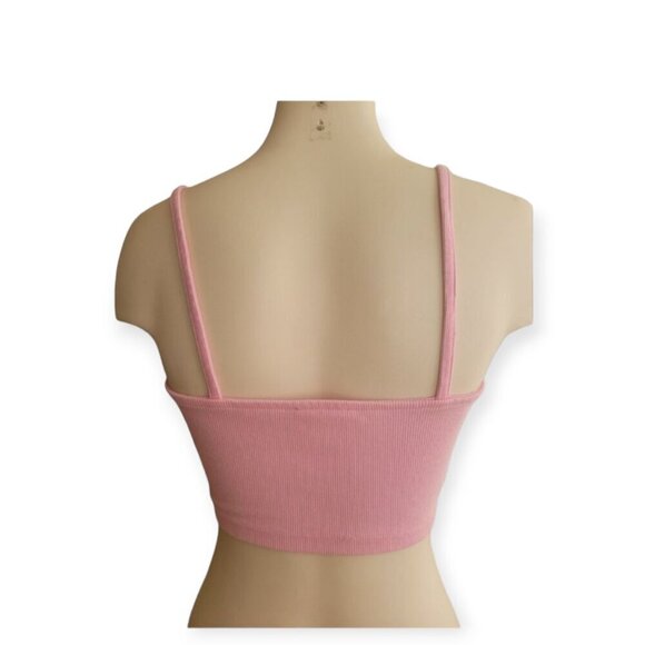 Barbie x Forever 21 Studded Ribbed Halter Top - Size S - Picture 3 of 8